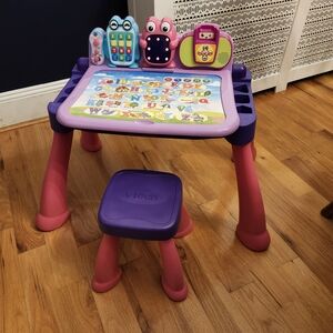 VTech Purple and Pink Interactive Learning Desk